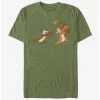 Cartoons Disney Chip And Dale Acorn Big Characters T-Shirt