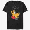 Cartoons Disney Mickey Mouse Pluto Big Face T-Shirt