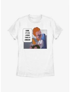 Cartoons Disney A Goofy Movie Tower Of Cheeza Womens T-Shirt