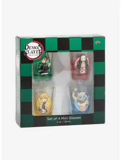Anime Demon Slayer: Kimetsu No Yaiba Character Portraits Ombre Mini Glass Set -Cheap Anime Store 15544780 av2
