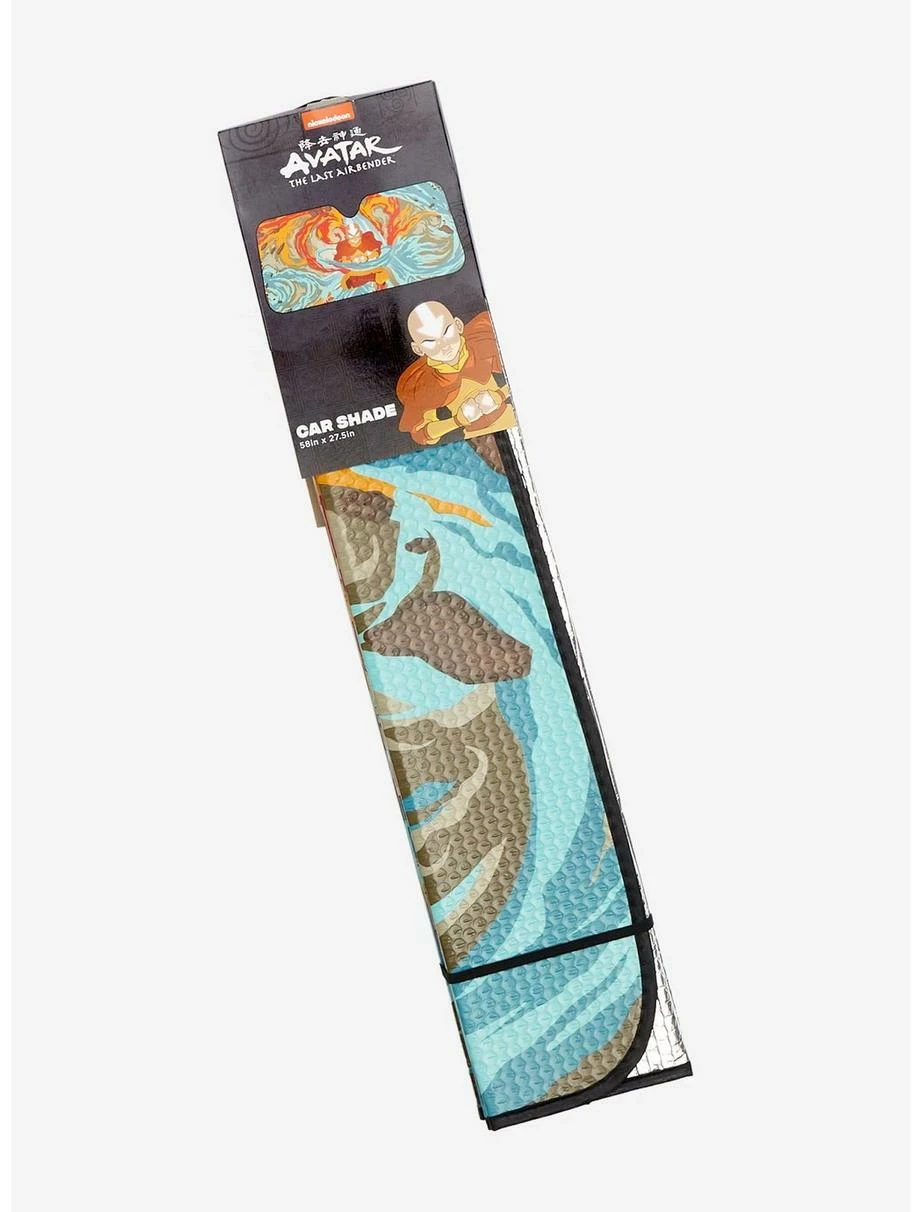 Anime Avatar: The Last Airbender Aang Bending Arts Sunshade - BoxLunch Exclusive 2 Anime Avatar: The Last Airbender Aang Bending Arts Sunshade - BoxLunch Exclusive - Image 2