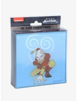 Anime Avatar: The Last Airbender Bending Arts Glass Coaster Set -Cheap Anime Store 15963983 av2