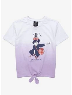 Anime Our Universe Studio Ghibli Kiki’s Delivery Service Ombre Tie-Front Youth T-Shirt - BoxLunch Exclusive