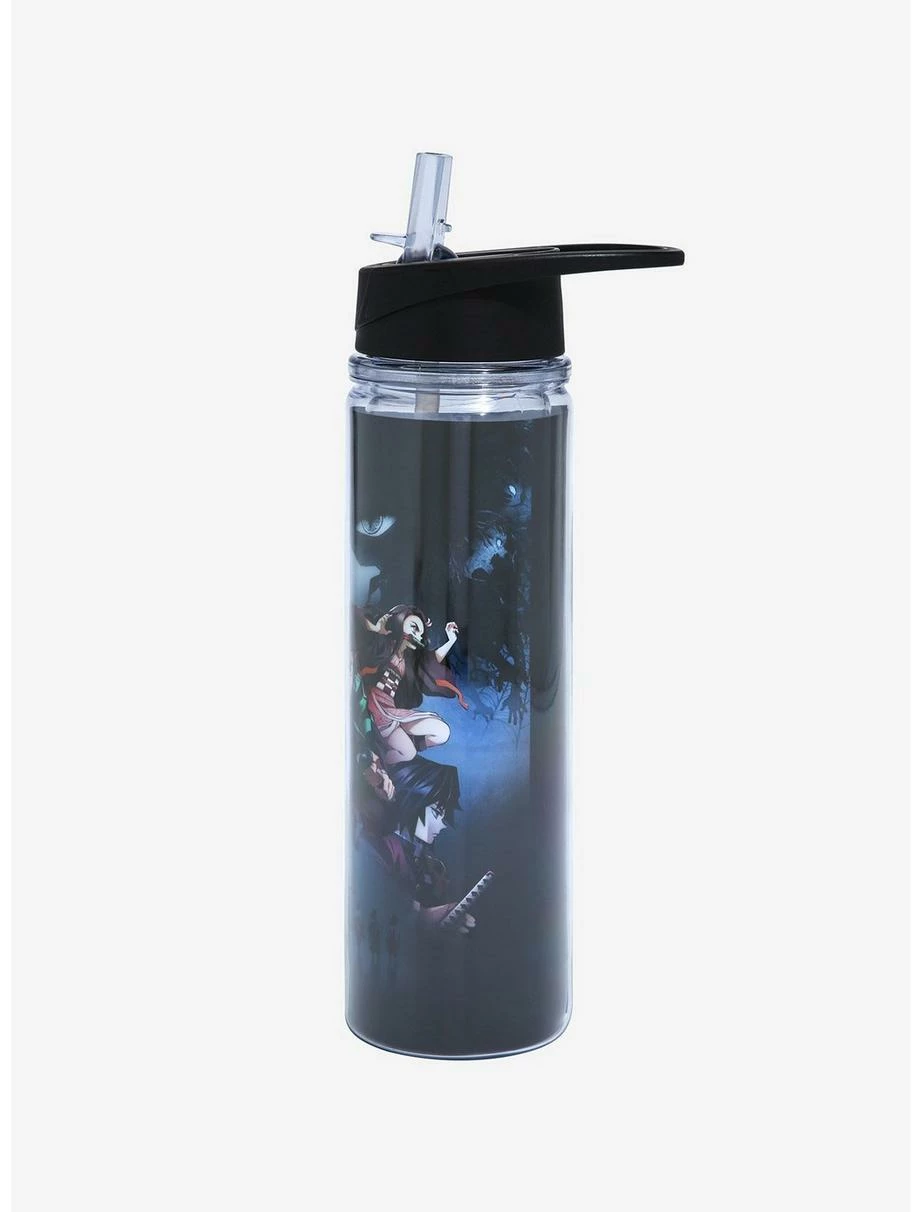 Anime Demon Slayer: Kimetsu No Yaiba Group Character Poster Water Bottle 3 Anime Demon Slayer: Kimetsu No Yaiba Group Character Poster Water Bottle - Image 3
