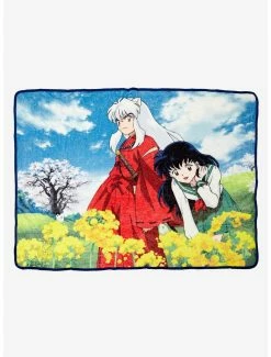 Anime InuYasha Kagome & InuYasha Flower Field Throw