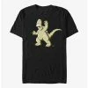 Cartoons The Simpsons Godzilla Homer T-Shirt