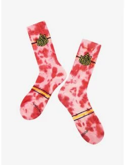 Anime Avatar: The Last Airbender Firebending Symbol Tie-Dye Crew Socks - BoxLunch Exclusive