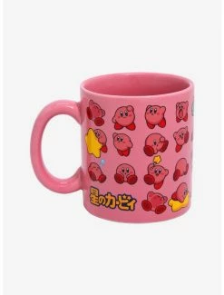 Gamer Nintendo Kirby Expressions Allover Print Mug