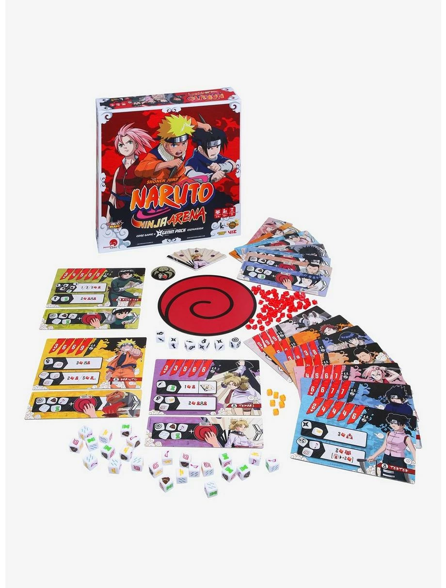 Anime Naruto Ninja Arena Core Board Game & Genin Pack Expansion - BoxLunch Exclusive 2 Anime Naruto Ninja Arena Core Board Game & Genin Pack Expansion - BoxLunch Exclusive - Image 2