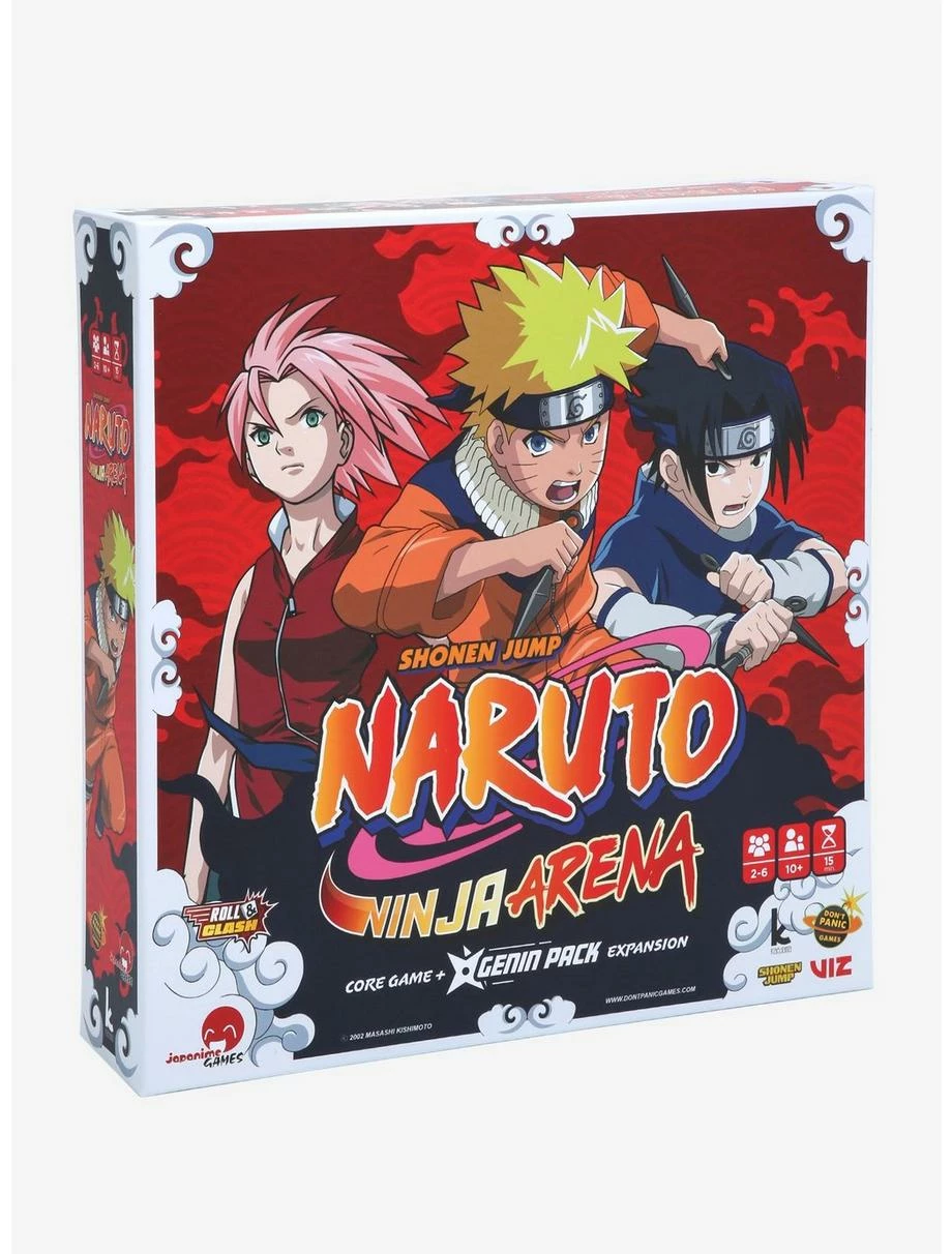 Anime Naruto Ninja Arena Core Board Game & Genin Pack Expansion - BoxLunch Exclusive 1 Anime Naruto Ninja Arena Core Board Game & Genin Pack Expansion - BoxLunch Exclusive