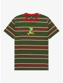 Gamer Nintendo Super Mario Bros. Yoshi Striped T-Shirt - BoxLunch Exclusive