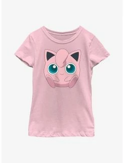 Anime Pokémon Jigglypuff Youth Girls T-Shirt