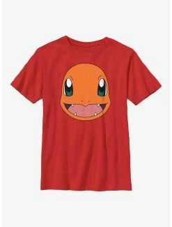 Anime Pokémon Charmander Face Youth T-Shirt