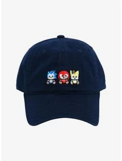 Gamer Sonic The Hedgehog Chibi Sonic & Friends Cap