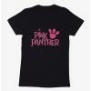 Cartoons Pink Panther Classic Logo Womens T-Shirt