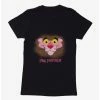 Cartoons Pink Panther Cute Smirk Womens T-Shirt