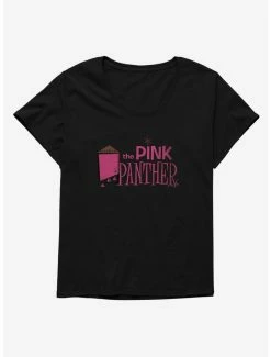 Cartoons Pink Panther Door Womens T-Shirt Plus Size