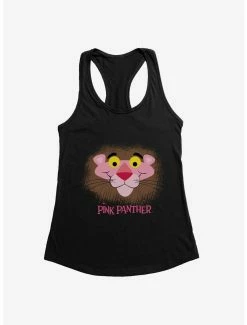 Cartoons Pink Panther Cute Smirk Womens Tank Top