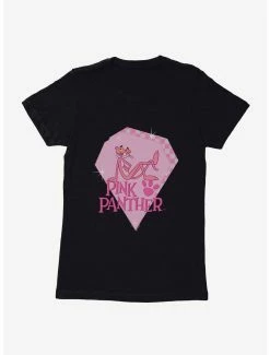 Cartoons Pink Panther Diamond Womens T-Shirt