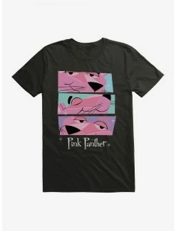 Cartoons Pink Panther Face Tiles T-Shirt