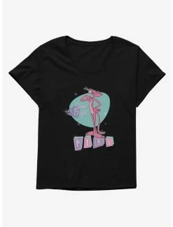Cartoons Pink Panther Shine Bright Womens T-Shirt Plus Size