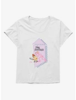 Cartoons Pink Panther Sneaky Womens T-Shirt Plus Size