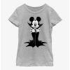 Cartoons Disney Mickey Mouse Vampire Youth Girls T-Shirt