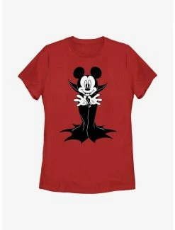 Cartoons Disney Mickey Mouse Vampire Womens T-Shirt