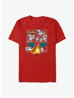 Gamer Pokemon Charizard Infographic T-Shirt