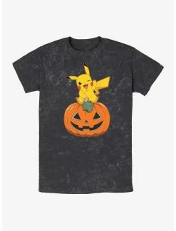 Gamer Pokemon Pikachu Pumpkin T-Shirt