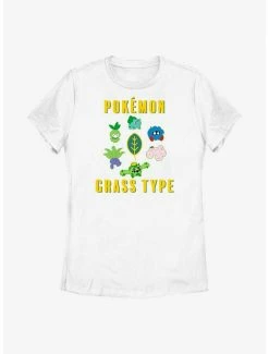 Gamer Pokemon Grass Type Womens T-Shirt