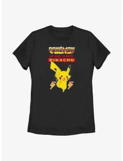 Gamer Pokemon Battle Ready Pikachu Womens T-Shirt
