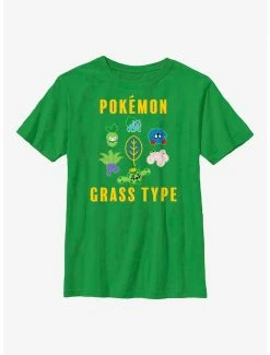 Gamer Pokemon Grass Type Youth T-Shirt