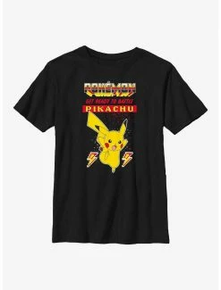 Gamer Pokemon Battle Ready Pikachu Youth T-Shirt