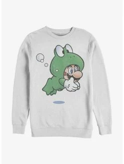 Gamer Nintendo Super Mario Bros. Frog Suit Sweatshirt
