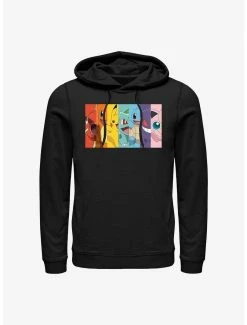 Gamer Pokemon Rainbow Panels Hoodie