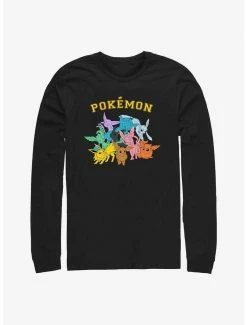 Gamer Pokemon Eeveelutions Long-Sleeve T-Shirt