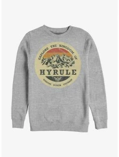Gamer Nintendo The Legend Of Zelda Explore Hyrule Sweatshirt