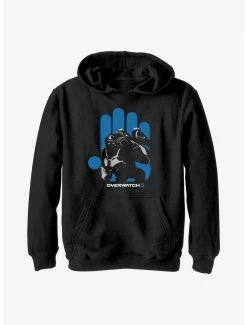 Gamer Overwatch 2 Winston Gorilla Hand Youth Hoodie